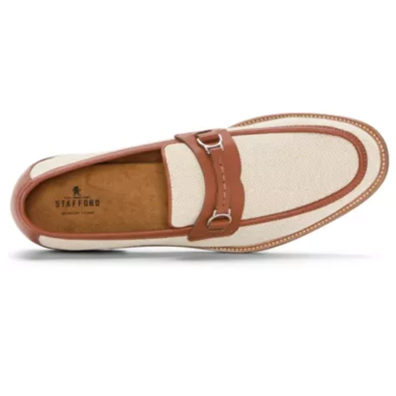 Stafford Torno Mens Round Closed Toe Loafers