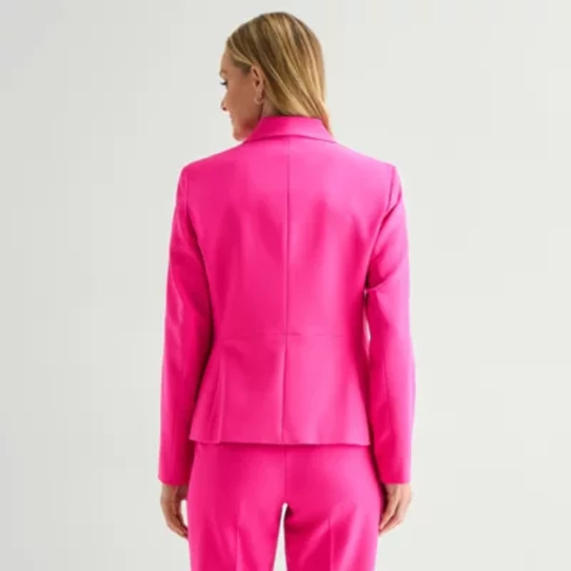 Black Label by Evan-Picone Womens Classic Fit Suit Jacket