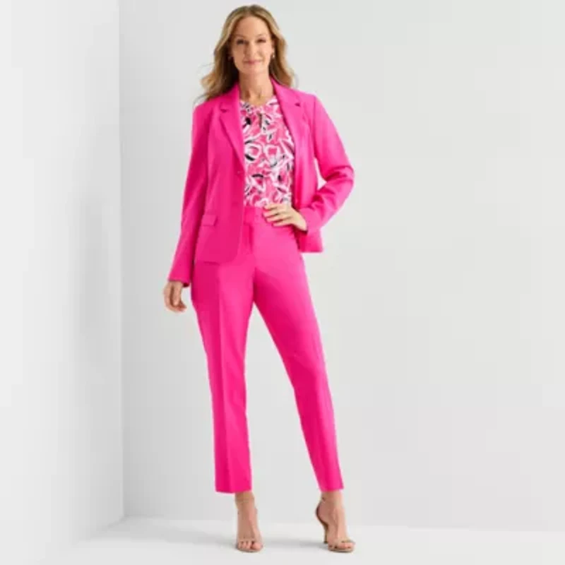 Black Label by Evan-Picone Womens Classic Fit Suit Jacket