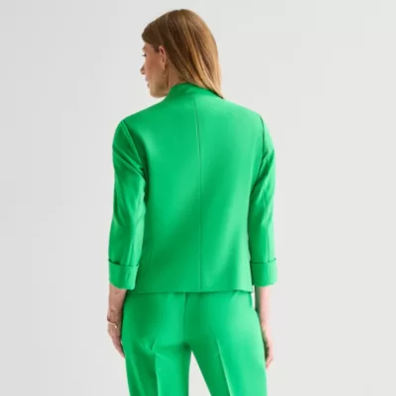Black Label by Evan-Picone Womens Classic Fit Suit Jacket