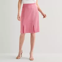 Black Label by Evan-Picone Womens Suit Skirt