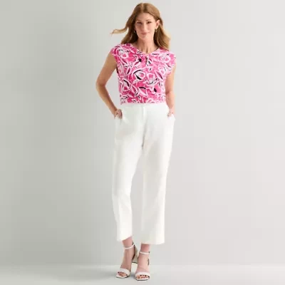 Black Label by Evan-Picone Womens Classic Fit Straight Suit Pant