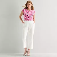 Black Label by Evan-Picone Womens Classic Fit Straight Suit Pant