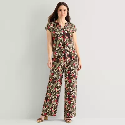 Liz Claiborne Womens Mid Rise Pull-On Pant