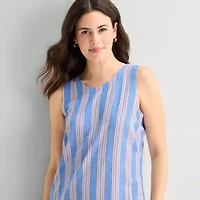 St. John's Bay Womens Sleeveless A-Line Dress