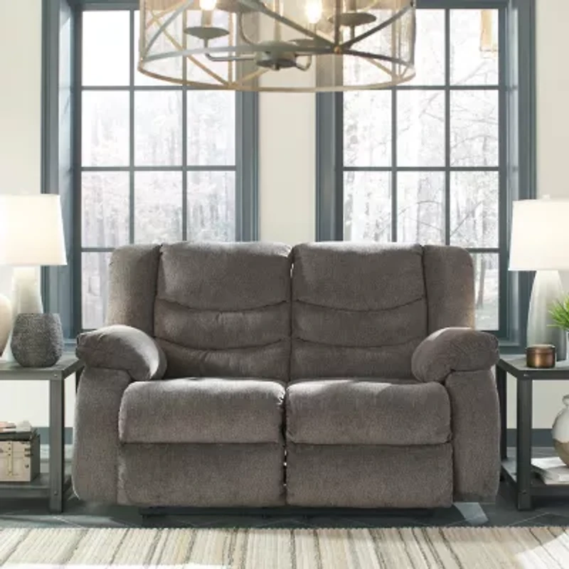 Signature Design by Ashley® Henderson Pad-Arm Reclining Loveseat