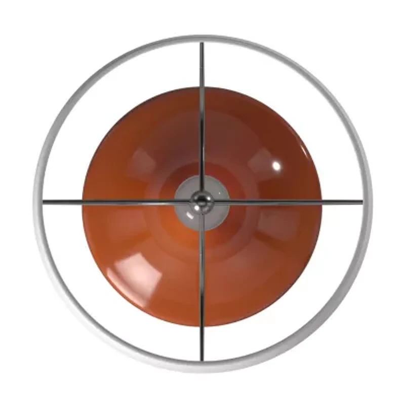 Stylecraft Orange Metal Table Lamp