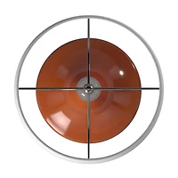 Stylecraft Orange Metal Table Lamp