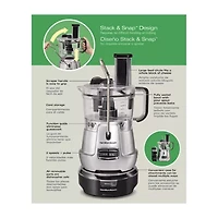 Hamilton Beach Stack and Snap 8 Cup Food Processor