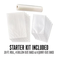 Weston Vacuum Sealer with Storage and Roll Cutter (65-3001-w)
