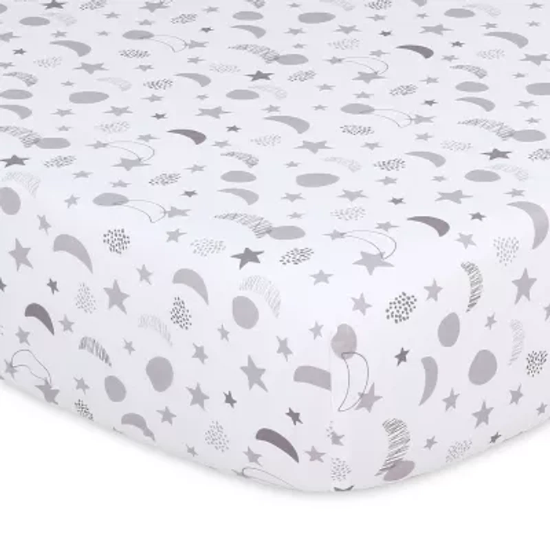 The Peanutshell Celestial 4-pc. Crib Sheet