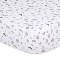The Peanutshell Celestial 4-pc. Crib Sheet