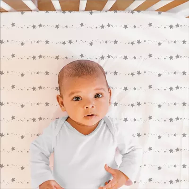 The Peanutshell Celestial 4-pc. Crib Sheet