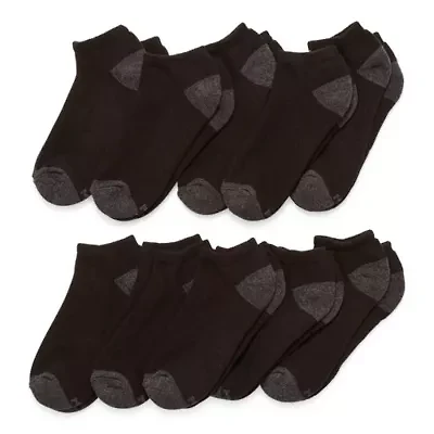 Xersion Little & Big Kid Boys Multi-Pack 10 Pair Low Cut Socks