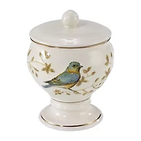 Avanti Gilded Birds Bathroom Canister