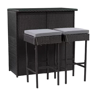 Parksville Collection 3-pc. Patio Bar Set