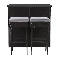 Parksville Collection 3-pc. Patio Bar Set