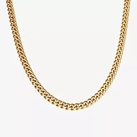 Shaquille O'Neal XLG Mens Stainless Steel 20 Inch Curb Chain Necklace