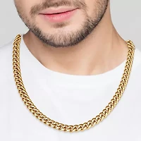 Shaquille O'Neal XLG Mens Stainless Steel 20 Inch Curb Chain Necklace