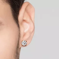 Shaquille O'Neal XLG Mens Lab Created Cubic Zirconia Stainless Steel 2 Pair Earring Set