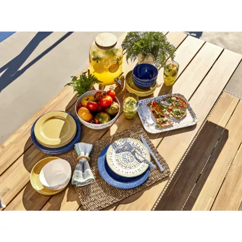 Linden Street Caspian Tile 4-pc. Melamine Salad Plate