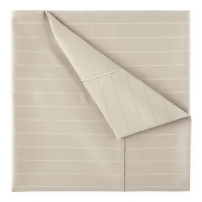 Liz Claiborne 600TC Cotton Sateen Dobby Stripe Wrinkle Free Sheet Set