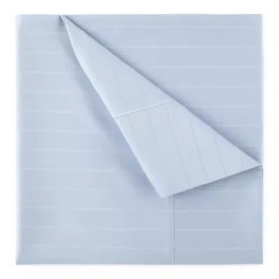 Liz Claiborne 600TC Cotton Sateen Dobby Stripe Wrinkle Free Sheet Set