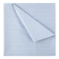 Liz Claiborne 600TC Cotton Sateen Dobby Stripe Wrinkle Free Sheet Set