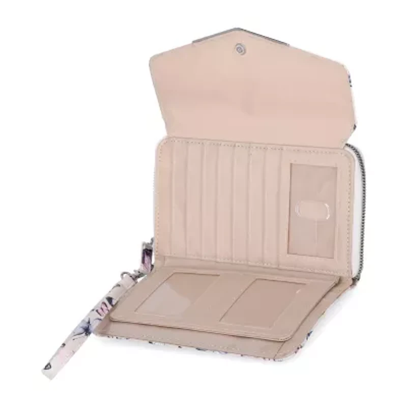 Mundi Big Fat Womens Expandable Rfid Blocking Checkbook Wallet