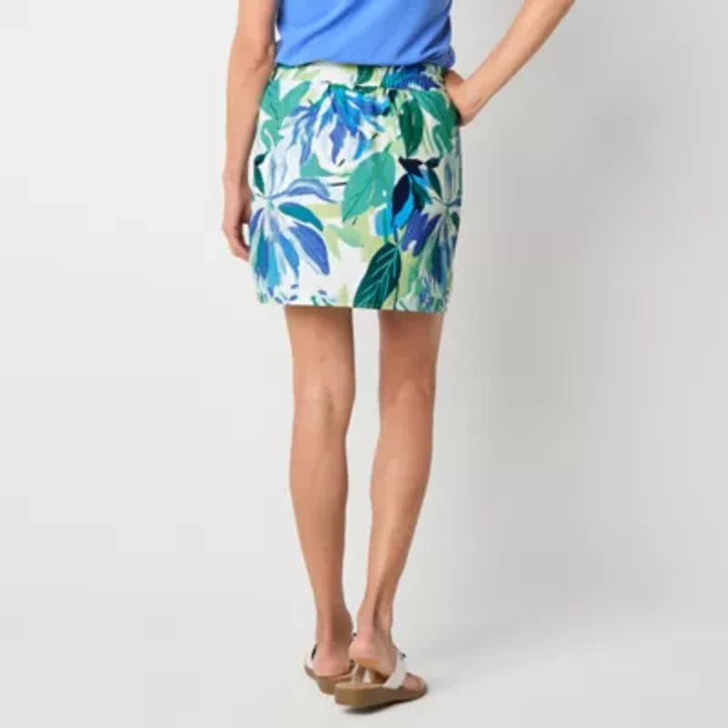 St. John's Bay Womens Mid Rise Tall Skort
