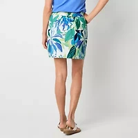 St. John's Bay Womens Mid Rise Tall Skort