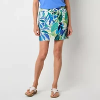 St. John's Bay Womens Mid Rise Tall Skort