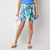 St. John's Bay Womens Mid Rise Tall Skort