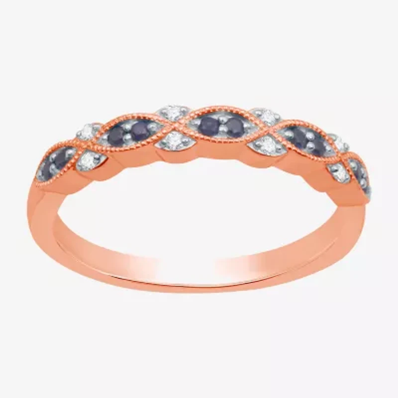 I Said Yes 1/2 CT. T.W. Lab Created Blue Sapphire Sterling Silver or 14K Gold Over Wedding Band