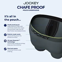 Jockey Chafe Proof Pouch Microfiber Mens Big 2 Pack Boxer Briefs 9257