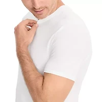 Jockey Cotton Stretch Mens 2 Pack Short Sleeve Crew Neck Moisture Wicking T-Shirt Tall