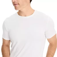 Jockey Cotton Stretch Mens 2 Pack Short Sleeve Crew Neck Moisture Wicking T-Shirt Tall