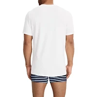 Jockey Cotton Stretch Mens 2 Pack Short Sleeve V Neck Moisture Wicking T-Shirt Tall