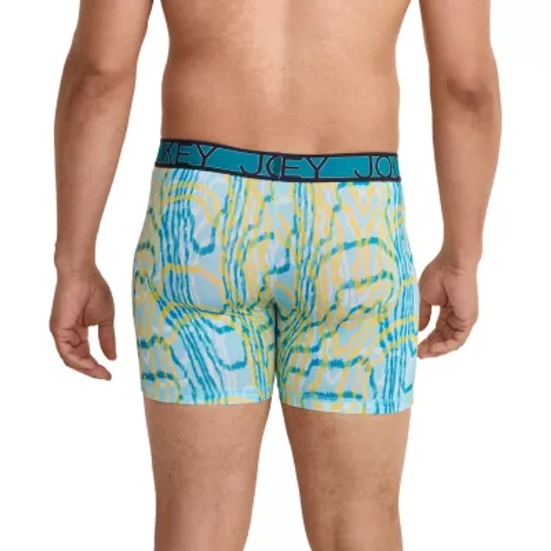 Jockey Active Micro Mens 3 Pack Boxer Briefs 9142