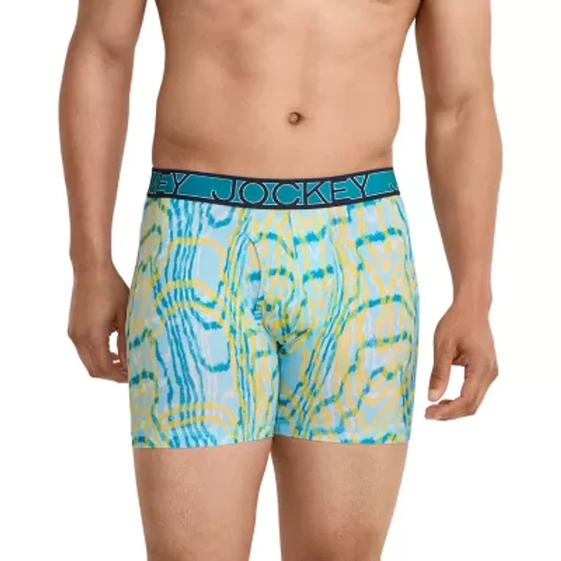 Jockey Active Micro Mens 3 Pack Boxer Briefs 9142