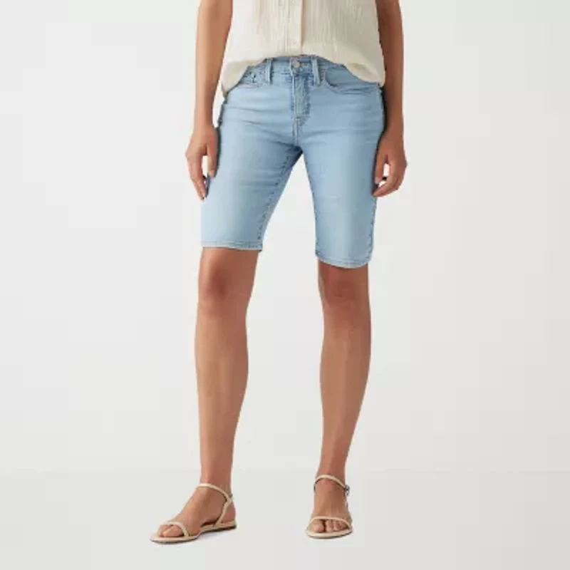 Levi's® Women's Shaping Mid Rise Bermuda Short