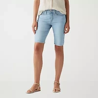 Levi's® Women's Shaping Mid Rise Bermuda Short