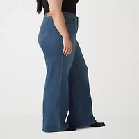 Levi's® Women's Plus Mid Rise 318™ Shaping Wide Leg Jeans