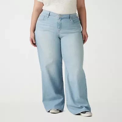 Levi's® Women's Plus Mid Rise 318™ Shaping Wide Leg Jeans