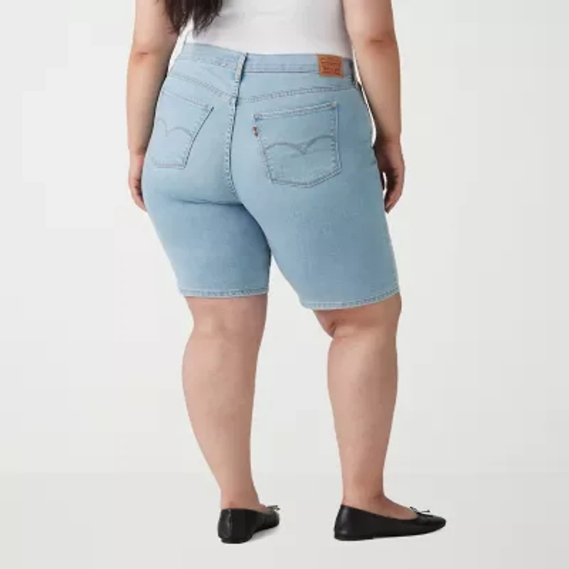 Levi's® Women's Plus Shaping Mid Rise Bermuda Short