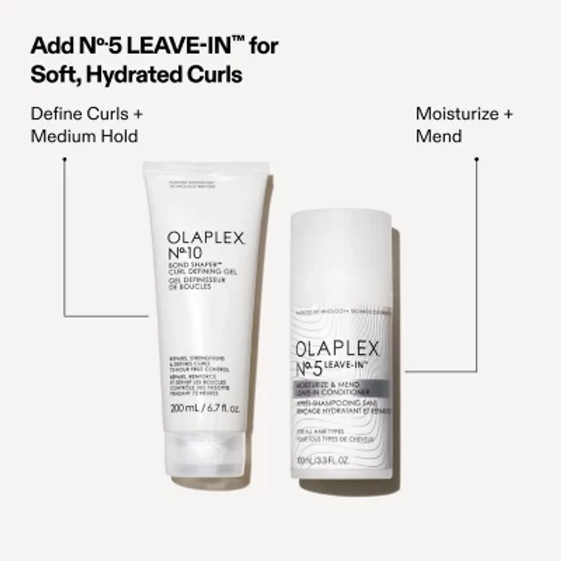 Olaplex Nº.10 Bond Shaper™ Curl Definin Hair Gel 6.7 oz.