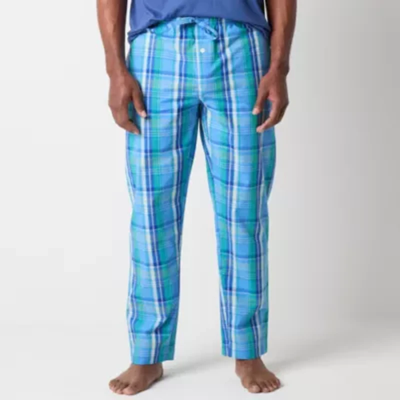 St. John's Bay Mens Poplin Big and Tall Pajama Pants