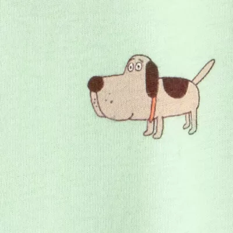 Carter's Baby Boys Footed Round Neck Long Sleeve One Piece Pajama