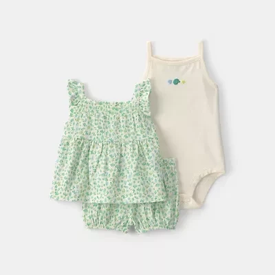 Carter's Baby Girls 3-pc. Short Set