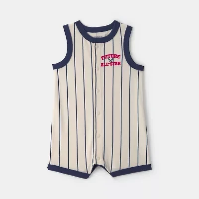 Carter's Baby Boys Sleeveless Striped Romper